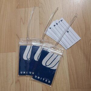 United Airlines Tulip Logo Luggage Tags